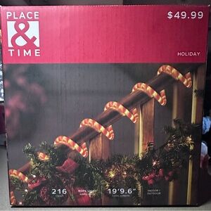 NIB Holiday Candy Cane Rope Light